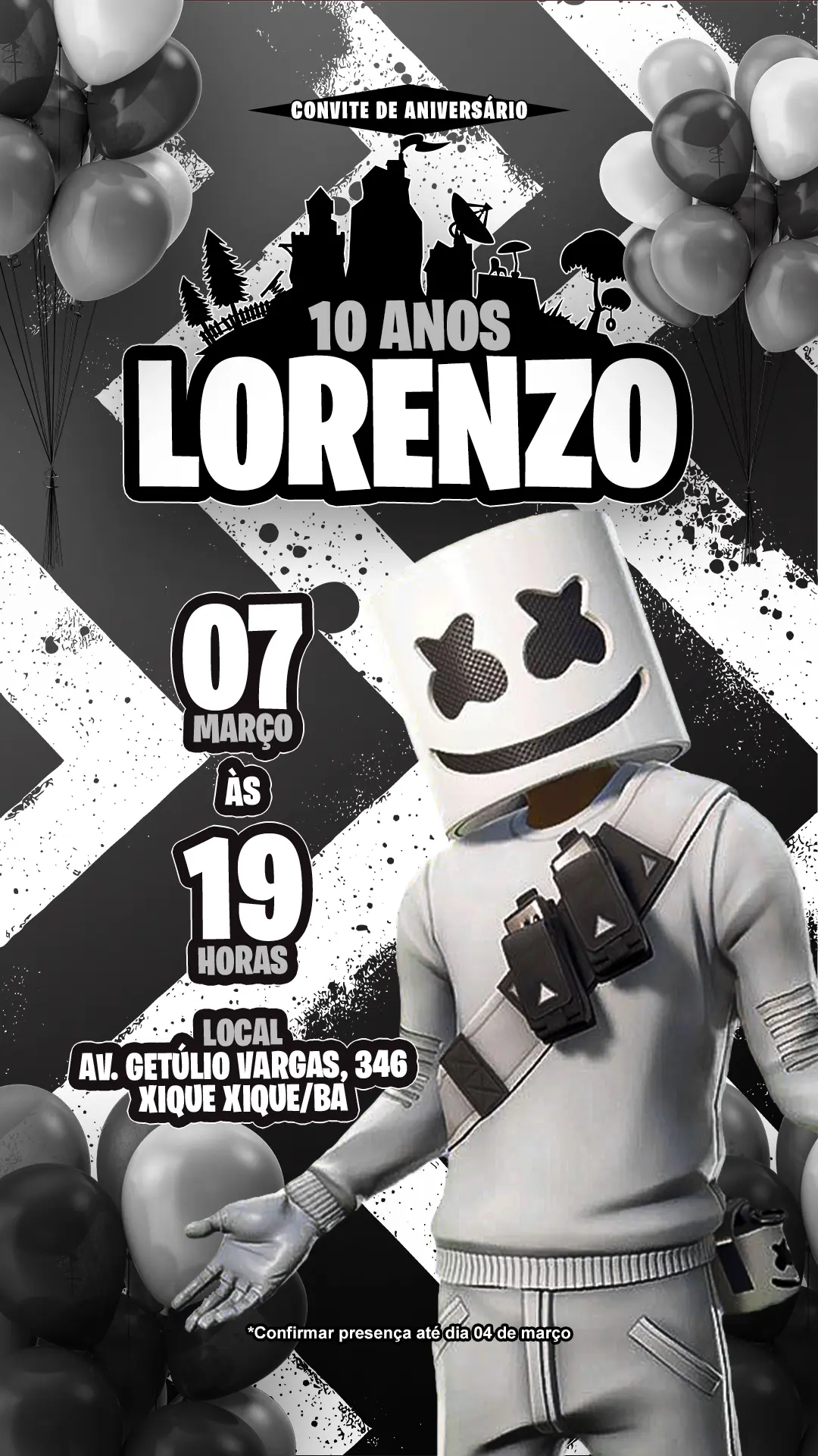 Fortnite - White Hat Fullscreen